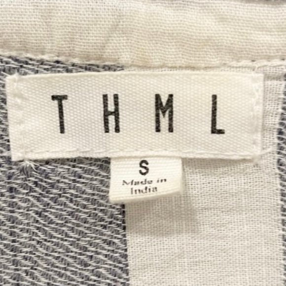 THML Multicolor Embroidered Strip Blouse - Picture 2 of 4